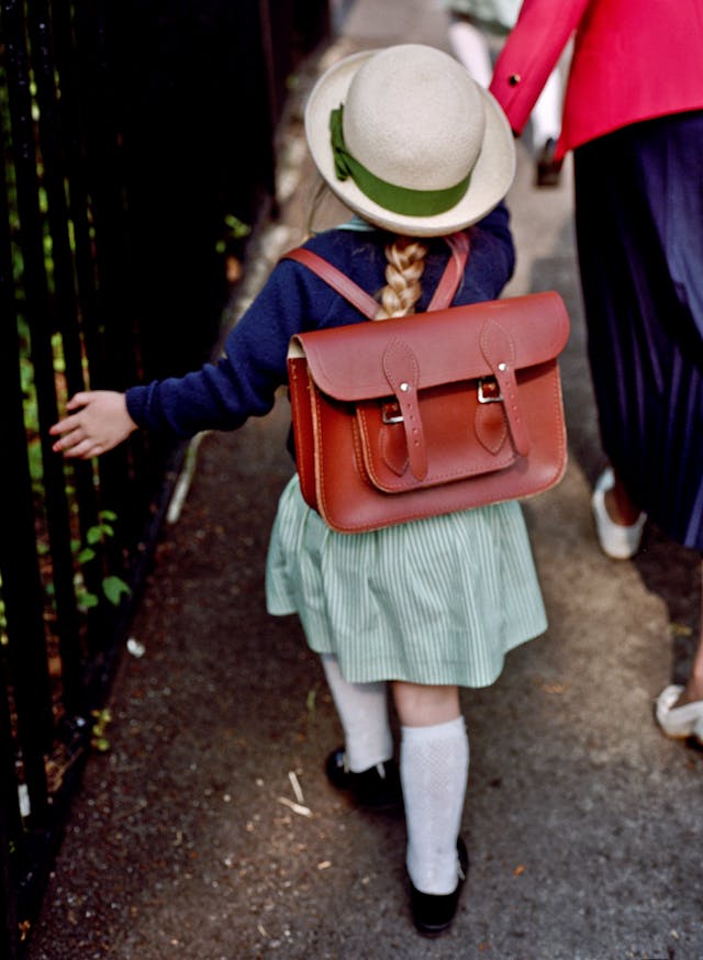 I photographed following a young friend and her mum to school one day, I was entranced by how she looked and how that made me feel.  This picture seemed to have a life of its own and went on to stand alone in many different contexts. 