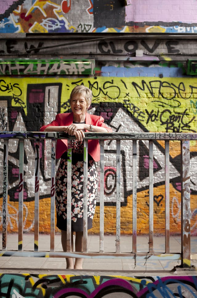 Pauline Clare CBE in Waterloo, London, UK - April 2013